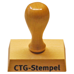 CTG-Stempel, Holz